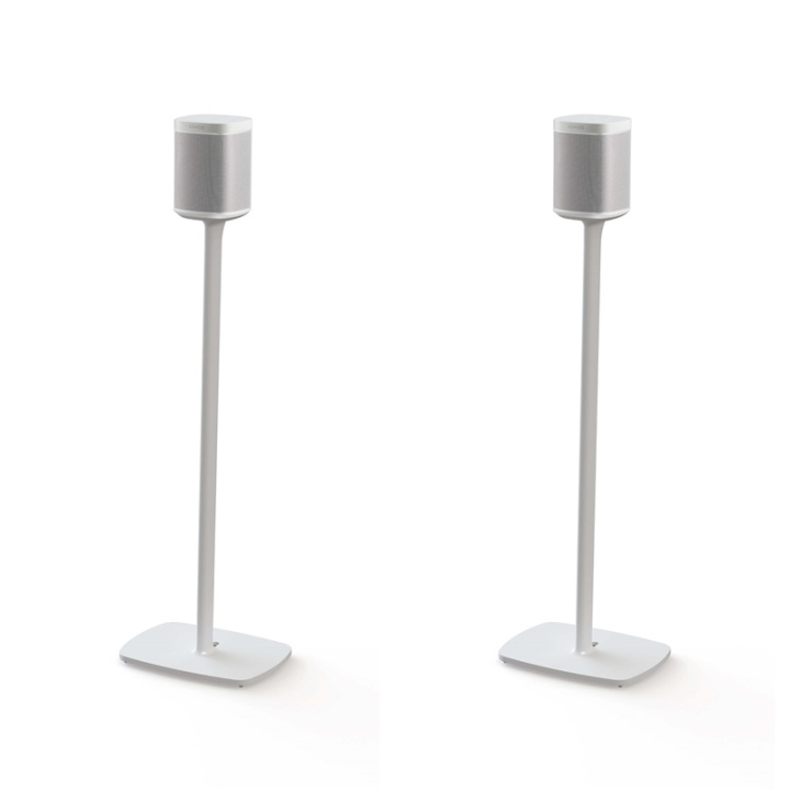 FLEXSON Floor Stand SONOS ONE/PLAY:1 White Pair in de groep HOME ELECTRONICS / Audio & Beeld / Luidsprekers & accessoires / Luidsprekerbevestigingen bij TP E-commerce Nordic AB (A04801)