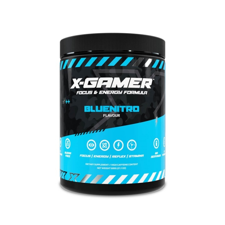 X-GAMER X-Tubz Bluenitro 600g in de groep COMPUTERS & RANDAPPARATUUR / GAMING / Energiedrankjes voor gamers bij TP E-commerce Nordic AB (A05028)