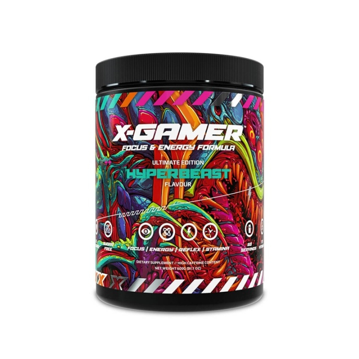 X-GAMER X-Tubz Hyperbeast 600g in de groep COMPUTERS & RANDAPPARATUUR / GAMING / Energiedrankjes voor gamers bij TP E-commerce Nordic AB (A05030)