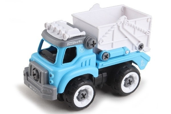 Contruck radiostyrd lastbil med flak & ljud (DIY/bygg själv) in de groep SPEELGOED, KINDER- & BABYPRODUCTEN / Op afstand bestuurbaar / Afstand bestuurbare auto\'s bij TP E-commerce Nordic AB (A05048)