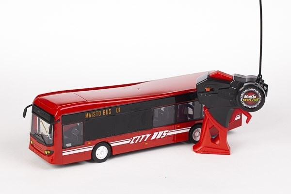 City Bus R/C 33cm 27Mhz red in de groep SPEELGOED, KINDER- & BABYPRODUCTEN / Op afstand bestuurbaar / Afstand bestuurbare auto\'s bij TP E-commerce Nordic AB (A05099)