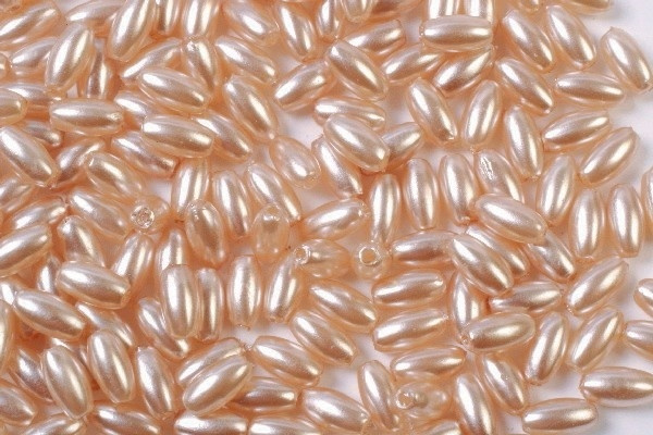Risformade plastpärlor 3mm 500g, Sand in de groep SPORT, VRIJE TIJD & HOBBY / Hobby / Kralen / Kunststof kralen bij TP E-commerce Nordic AB (A05181)