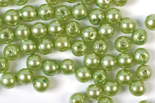 Plastpärlor 8mm 500g, Lime in de groep SPORT, VRIJE TIJD & HOBBY / Hobby / Kralen / Kunststof kralen bij TP E-commerce Nordic AB (A05225)