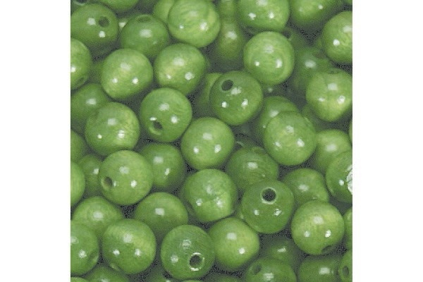 Träpärlor 5mm 1000 st, Grön in de groep SPORT, VRIJE TIJD & HOBBY / Hobby / Kralen / Houten kralen bij TP E-commerce Nordic AB (A05265)