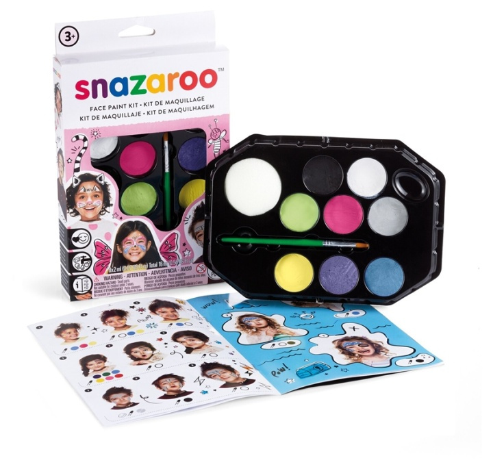 Snazaroo Ansiktsfärg 10 delar + Häfte in de groep SPEELGOED, KINDER- & BABYPRODUCTEN / Speelgoed / Gemaskered kostuums bij TP E-commerce Nordic AB (A05300)