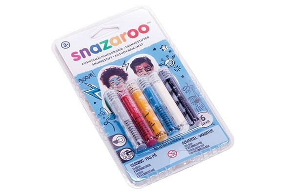 Snazaroo Ansiktfärg Adventure Stift, 6st in de groep SPEELGOED, KINDER- & BABYPRODUCTEN / Speelgoed / Gemaskered kostuums bij TP E-commerce Nordic AB (A05303)