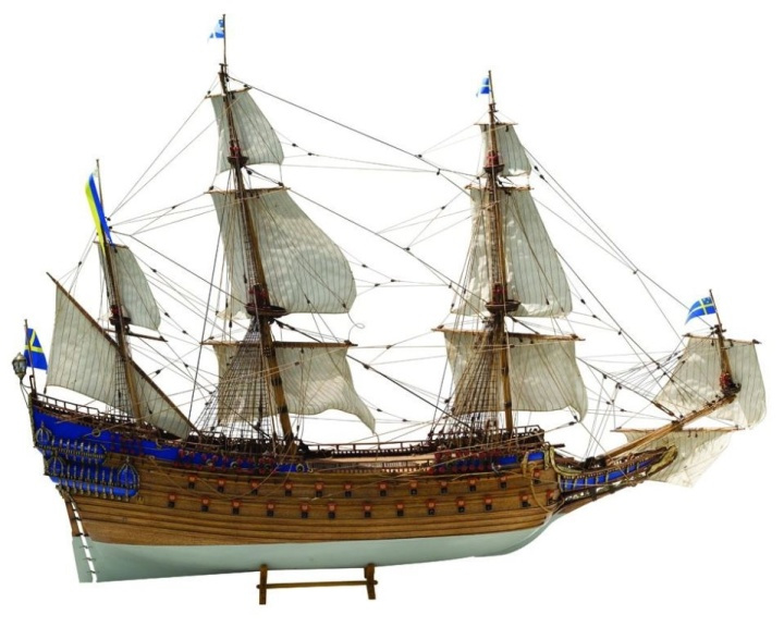 1:75 WASA - Wooden hull in de groep SPORT, VRIJE TIJD & HOBBY / Hobby / Houten modellen / Schepen bij TP E-commerce Nordic AB (A05405)