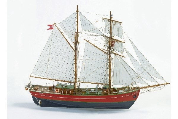 1:50 Lilla Dan -Wooden hull in de groep SPORT, VRIJE TIJD & HOBBY / Hobby / Houten modellen / Schepen bij TP E-commerce Nordic AB (A05415)