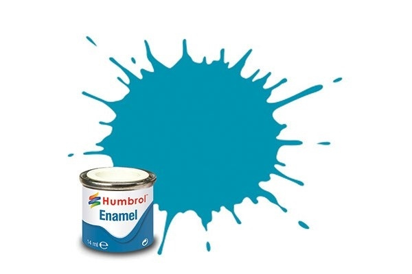 Paint enamel matt 14 ml mid blue in de groep SPORT, VRIJE TIJD & HOBBY / Hobby / Hobbykleuren / Humbrol / Oliegebaseerd bij TP E-commerce Nordic AB (A05565)