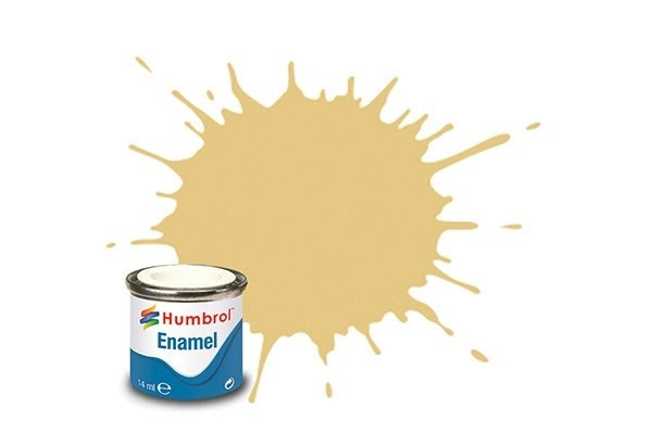 Paint enamel matt 14 ml cream in de groep SPORT, VRIJE TIJD & HOBBY / Hobby / Hobbykleuren / Humbrol / Oliegebaseerd bij TP E-commerce Nordic AB (A05576)