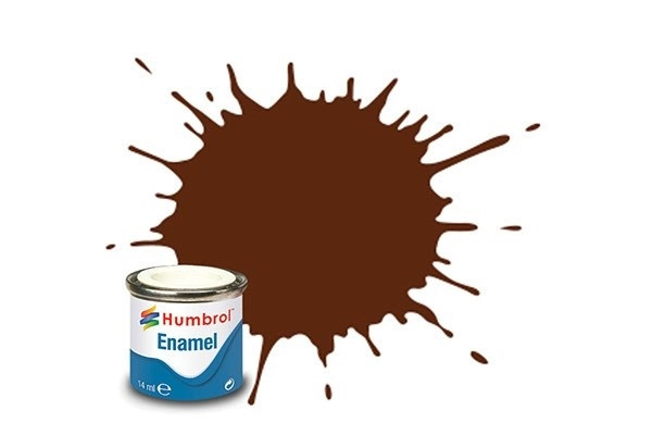 Paint enamel matt 14 ml german cam red brown in de groep SPORT, VRIJE TIJD & HOBBY / Hobby / Hobbykleuren / Humbrol / Oliegebaseerd bij TP E-commerce Nordic AB (A05610)