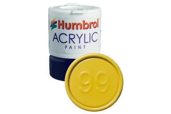 Acrylic maling Lemon 14ml - Mat in de groep SPORT, VRIJE TIJD & HOBBY / Hobby / Hobbykleuren / Humbrol / Op waterbasis bij TP E-commerce Nordic AB (A05653)