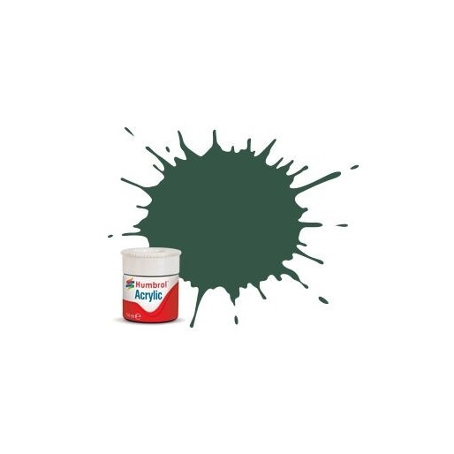 Acrylic maling US Dark Green 14ml - Mat in de groep SPORT, VRIJE TIJD & HOBBY / Hobby / Hobbykleuren / Humbrol / Op waterbasis bij TP E-commerce Nordic AB (A05657)