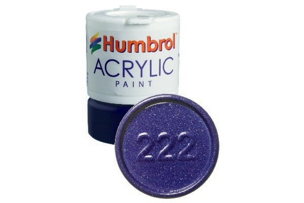 Acrylverf Moonlight Blue 12ml - Metallic in de groep SPORT, VRIJE TIJD & HOBBY / Hobby / Hobbykleuren / Humbrol / Op waterbasis bij TP E-commerce Nordic AB (A05667)