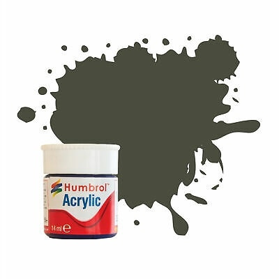 Acrylverf 14ml donkergroen mat - vervangen in de groep SPORT, VRIJE TIJD & HOBBY / Hobby / Hobbykleuren / Humbrol / Op waterbasis bij TP E-commerce Nordic AB (A05684)