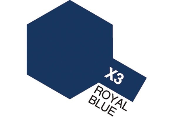 Acrylic Mini X-3 Royal Blue in de groep SPORT, VRIJE TIJD & HOBBY / Hobby / Hobbykleuren / Babygyms / Op waterbasis bij TP E-commerce Nordic AB (A05779)