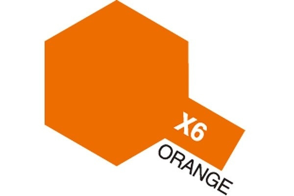 Acrylic Mini X-6 Orange in de groep SPORT, VRIJE TIJD & HOBBY / Hobby / Hobbykleuren / Babygyms / Op waterbasis bij TP E-commerce Nordic AB (A05782)