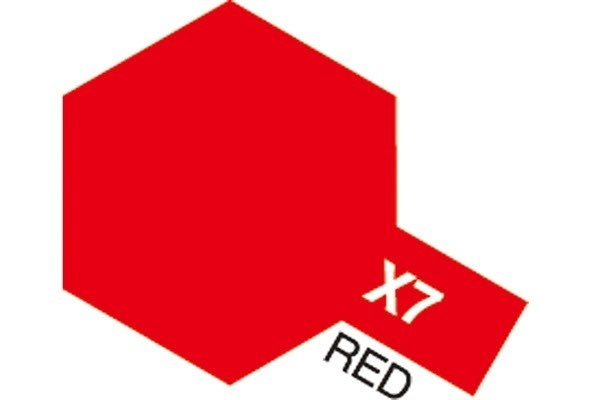 Acrylic Mini X-7 Red in de groep SPORT, VRIJE TIJD & HOBBY / Hobby / Hobbykleuren / Babygyms / Op waterbasis bij TP E-commerce Nordic AB (A05783)