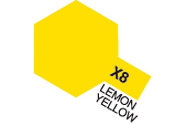 Acrylic Mini X-8 Lemon Yellow in de groep SPORT, VRIJE TIJD & HOBBY / Hobby / Hobbykleuren / Babygyms / Op waterbasis bij TP E-commerce Nordic AB (A05784)
