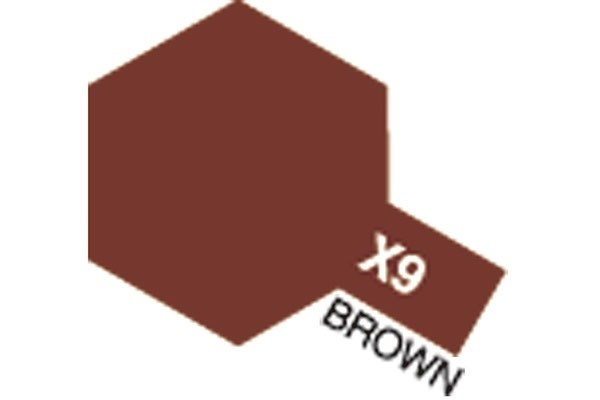 Acrylic Mini X-9 Brown in de groep SPORT, VRIJE TIJD & HOBBY / Hobby / Hobbykleuren / Babygyms / Op waterbasis bij TP E-commerce Nordic AB (A05785)
