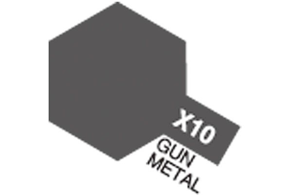 Acrylic Mini X-10 Gun Metal in de groep SPORT, VRIJE TIJD & HOBBY / Hobby / Hobbykleuren / Babygyms / Op waterbasis bij TP E-commerce Nordic AB (A05786)