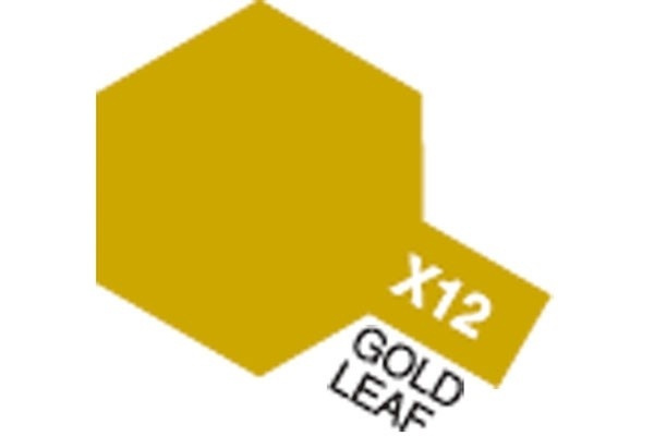 Acrylic Mini X-12 Gold Leaf in de groep SPORT, VRIJE TIJD & HOBBY / Hobby / Hobbykleuren / Babygyms / Op waterbasis bij TP E-commerce Nordic AB (A05788)