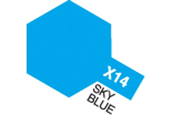Acrylic Mini X-14 Sky Blue in de groep SPORT, VRIJE TIJD & HOBBY / Hobby / Hobbykleuren / Babygyms / Op waterbasis bij TP E-commerce Nordic AB (A05790)