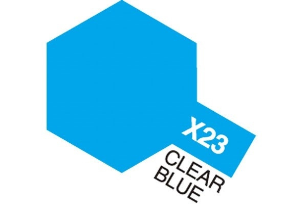 Acrylic Mini X-23 Clear Blue in de groep SPORT, VRIJE TIJD & HOBBY / Hobby / Hobbykleuren / Babygyms / Op waterbasis bij TP E-commerce Nordic AB (A05799)