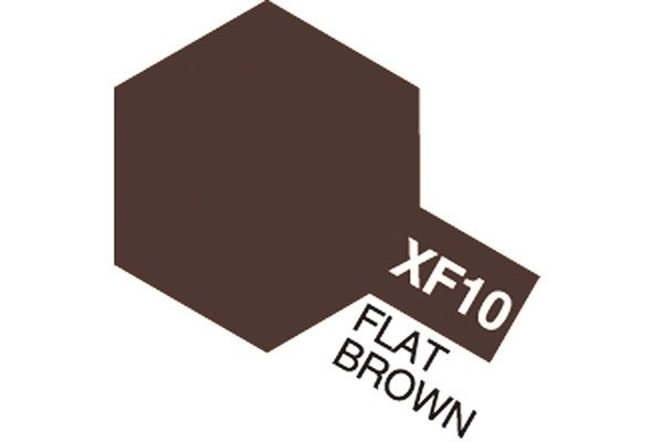 Acrylic Mini XF-10 Flat Brown in de groep SPORT, VRIJE TIJD & HOBBY / Hobby / Hobbykleuren / Babygyms / Op waterbasis bij TP E-commerce Nordic AB (A05819)