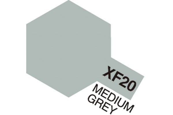 Acrylic Mini XF-20 Medium Grey in de groep SPORT, VRIJE TIJD & HOBBY / Hobby / Hobbykleuren / Babygyms / Op waterbasis bij TP E-commerce Nordic AB (A05829)