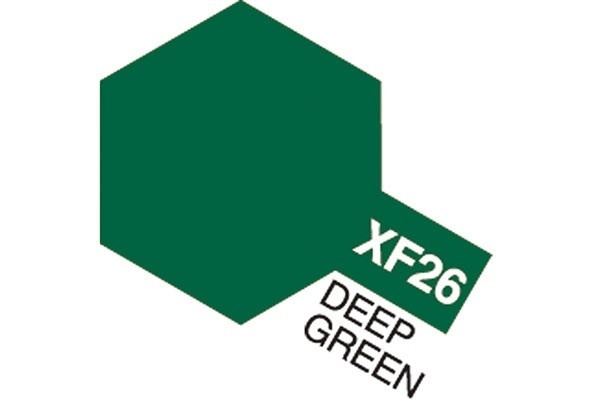 Acrylic Mini XF-26 Deep Green in de groep SPORT, VRIJE TIJD & HOBBY / Hobby / Hobbykleuren / Babygyms / Op waterbasis bij TP E-commerce Nordic AB (A05835)