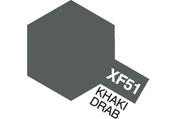 Acrylverf Mini XF-51 Khaki Drab in de groep SPORT, VRIJE TIJD & HOBBY / Hobby / Hobbykleuren / Babygyms / Op waterbasis bij TP E-commerce Nordic AB (A05840)
