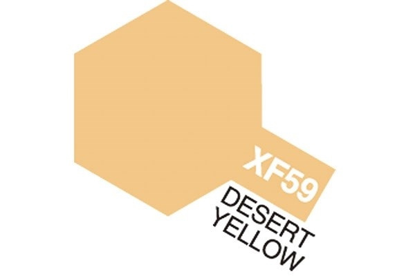 Acrylic Mini XF-59 Desert Yellow in de groep SPORT, VRIJE TIJD & HOBBY / Hobby / Hobbykleuren / Babygyms / Op waterbasis bij TP E-commerce Nordic AB (A05848)