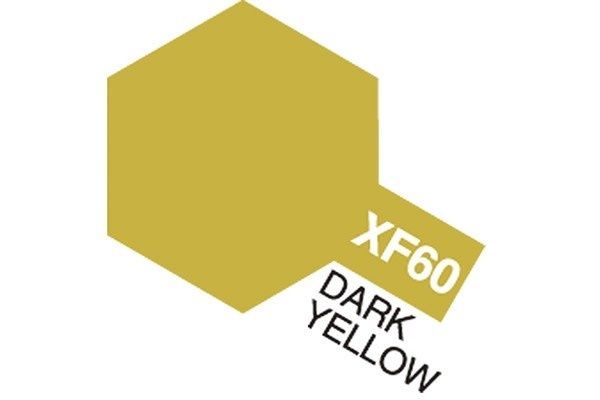 Acrylic Mini XF-60 Dark Yellow in de groep SPORT, VRIJE TIJD & HOBBY / Hobby / Hobbykleuren / Babygyms / Op waterbasis bij TP E-commerce Nordic AB (A05849)