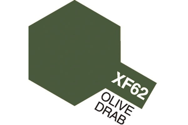 Acrylic Mini XF-62 Olive Drab in de groep SPORT, VRIJE TIJD & HOBBY / Hobby / Hobbykleuren / Babygyms / Op waterbasis bij TP E-commerce Nordic AB (A05851)