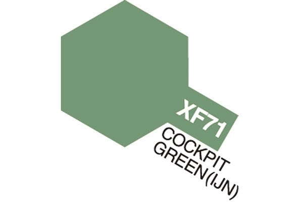 Acrylic Mini XF-71 Cockp. Green in de groep SPORT, VRIJE TIJD & HOBBY / Hobby / Hobbykleuren / Babygyms / Op waterbasis bij TP E-commerce Nordic AB (A05860)