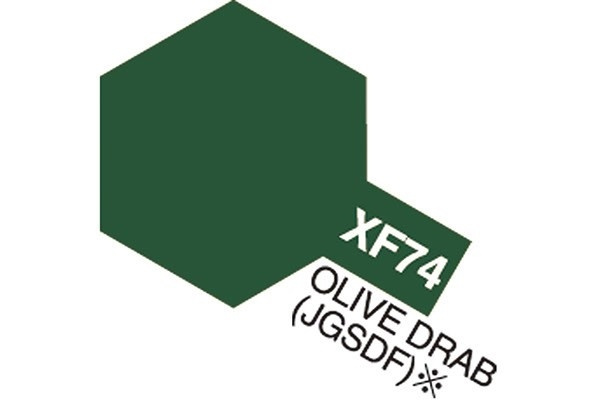 Acrylverf Mini XF-74 OD (JGSDF) in de groep SPORT, VRIJE TIJD & HOBBY / Hobby / Hobbykleuren / Babygyms / Op waterbasis bij TP E-commerce Nordic AB (A05863)