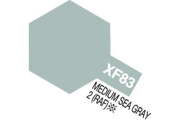 Acrylic Mini XF-83 Med. Sea Gray 2 RAF in de groep SPORT, VRIJE TIJD & HOBBY / Hobby / Hobbykleuren / Babygyms / Op waterbasis bij TP E-commerce Nordic AB (A05872)