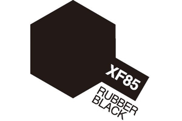 Acrylic Mini XF-85 Rubber Black in de groep SPORT, VRIJE TIJD & HOBBY / Hobby / Hobbykleuren / Babygyms / Op waterbasis bij TP E-commerce Nordic AB (A05874)