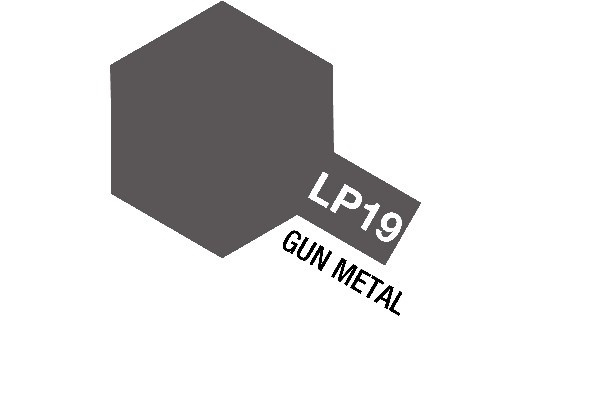 Tamiya Lacquer Paint LP-19 Gun Metal in de groep SPORT, VRIJE TIJD & HOBBY / Hobby / Hobbykleuren / Babygyms / Op verf gebaseerd bij TP E-commerce Nordic AB (A05895)