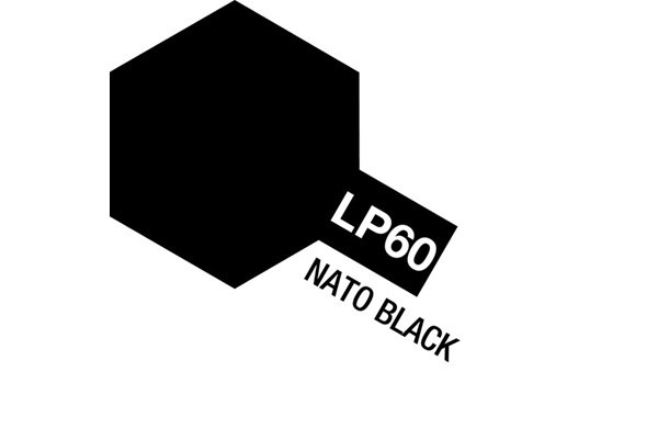 Tamiya Lacquer Paint LP-60 Nato Black in de groep SPORT, VRIJE TIJD & HOBBY / Hobby / Hobbykleuren / Babygyms / Op verf gebaseerd bij TP E-commerce Nordic AB (A05936)