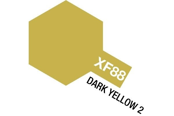 Acrylic Mini XF-88 Dark Yellow 2 in de groep SPORT, VRIJE TIJD & HOBBY / Hobby / Hobbykleuren / Babygyms / Op waterbasis bij TP E-commerce Nordic AB (A05937)