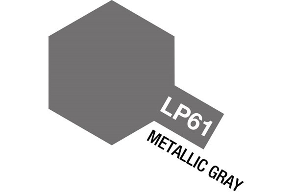 Tamiya Lakverf LP-61 Metallic Grijs in de groep SPORT, VRIJE TIJD & HOBBY / Hobby / Hobbykleuren / Babygyms / Op verf gebaseerd bij TP E-commerce Nordic AB (A05940)