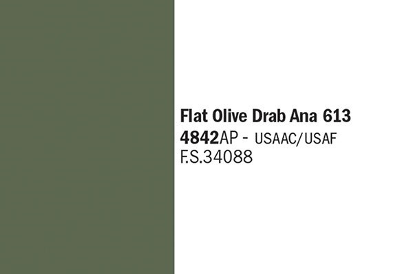 Italeri Flat Olive Drab Ana 613, 20ml in de groep SPORT, VRIJE TIJD & HOBBY / Hobby / Hobbykleuren / Babylakens / Op waterbasis bij TP E-commerce Nordic AB (A06180)