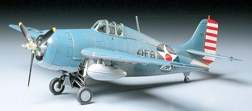 Tamiya 1/48 GRUMMAN F4F-4 WILDCAT in de groep SPORT, VRIJE TIJD & HOBBY / Hobby / Kunststof modellen / Vliegtuigen/helikopters bij TP E-commerce Nordic AB (A06211)