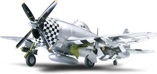 Tamiya 1/48 THUNDERBOLT P-47D BUBBLETOP in de groep SPORT, VRIJE TIJD & HOBBY / Hobby / Kunststof modellen / Vliegtuigen/helikopters bij TP E-commerce Nordic AB (A06232)