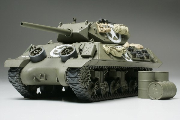 Tamiya 1/48 US M10 MID PRODUCTION in de groep SPORT, VRIJE TIJD & HOBBY / Hobby / Kunststof modellen / Militaire voertuigen (land) bij TP E-commerce Nordic AB (A06243)