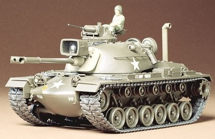 Tamiya 1/35 US M48A3 PATTON in de groep SPORT, VRIJE TIJD & HOBBY / Hobby / Kunststof modellen / Militaire voertuigen (land) bij TP E-commerce Nordic AB (A06275)