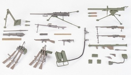 Tamiya 1/35 US INFANTERIVÅBEN in de groep SPORT, VRIJE TIJD & HOBBY / Hobby / Kunststof modellen / Militaire voertuigen (land) bij TP E-commerce Nordic AB (A06276)