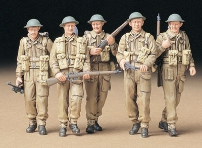 Tamiya 1/35 BRITISH INFANTRY ON PATROL in de groep SPORT, VRIJE TIJD & HOBBY / Hobby / Kunststof modellen / Militaire voertuigen (land) bij TP E-commerce Nordic AB (A06324)